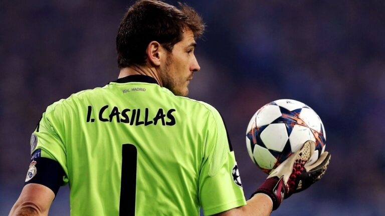 Iker Casillas de verde