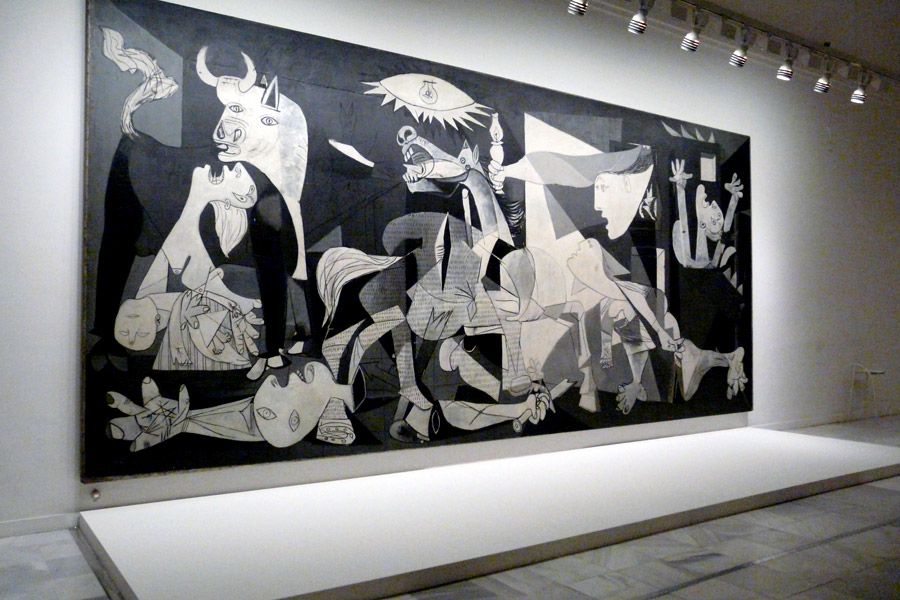 Imagen del Guernica en el museo Reina Sofía