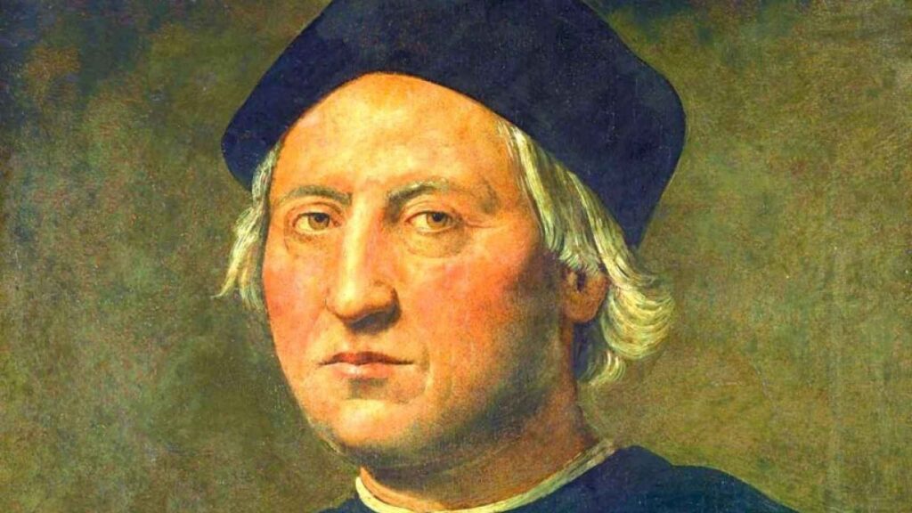 Retrato del descubridor Cristóbal Colón