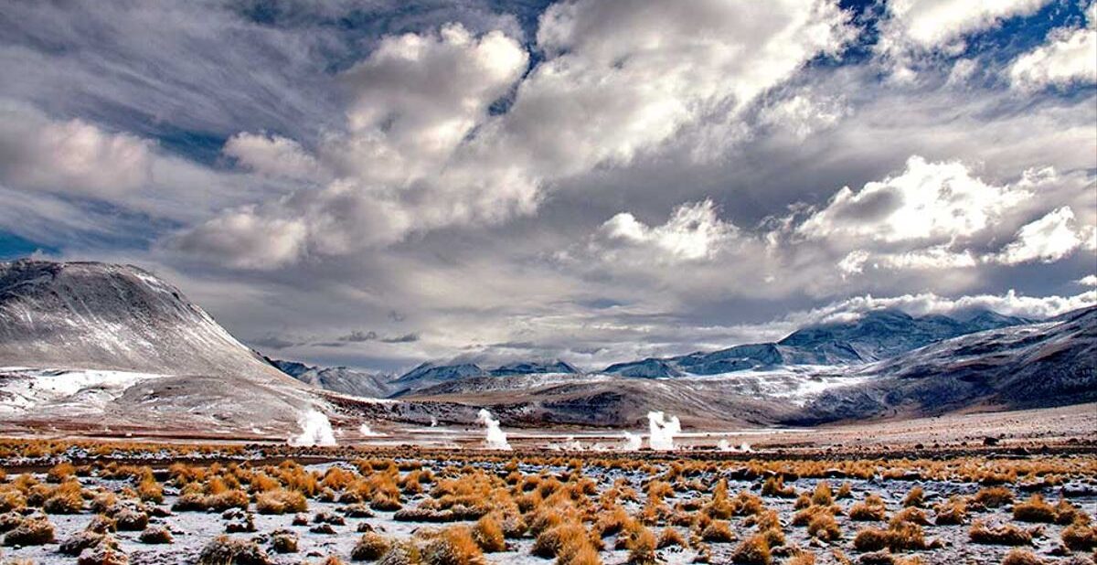 Restos de sal en el desierto de Atacama